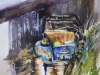 Aquarel-Oude-Citroen-CV te koop