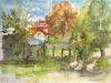 Aquarel Biggekerke Plein air