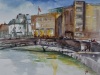 Middelburg-plein-air-aquarel te koop