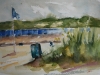 plein air Aquarel Nollestrand Vlissingen