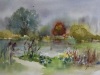 plein-air-aquarel-Fort-Rammekes herfst te koop